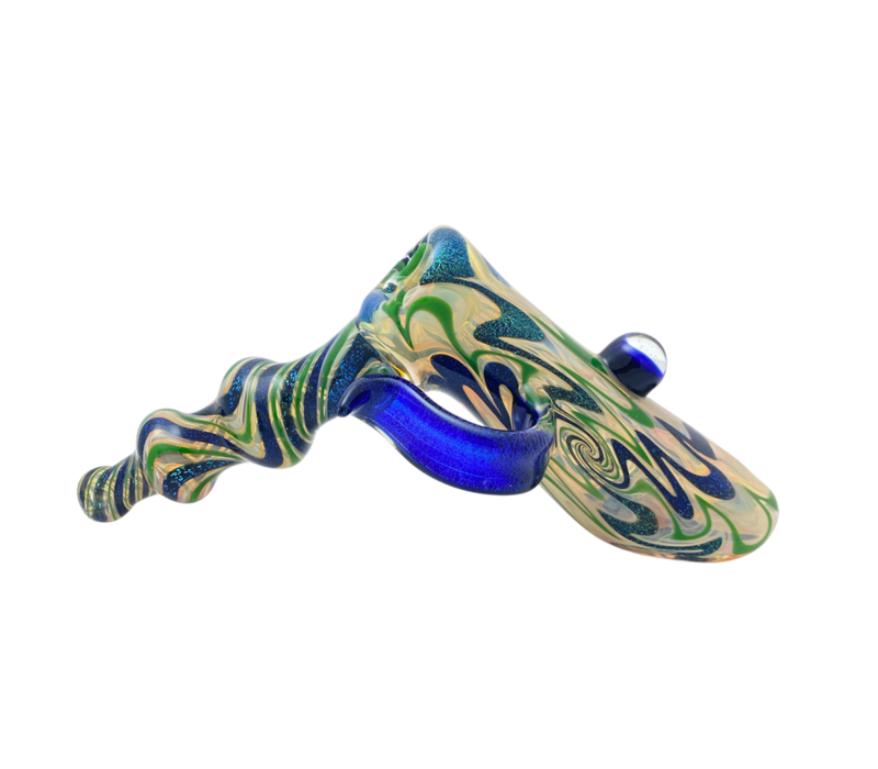 Shockwave Dichro Swirl Custome Hammer Bubbler