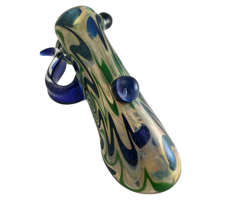 Shockwave Dichro Swirl Custome Hammer Bubbler