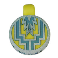 Glass Maze Green & Blue With Opals