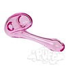 Glass With Jeremy Fish Bone Pipe - Pink