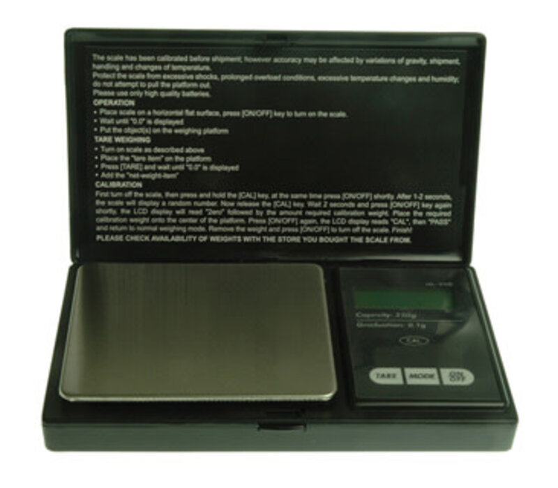 Pocket Scale - 350g x .1g - Black