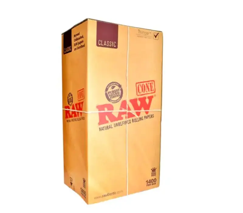 Raw Cones King Size - 1400/Box (4 Pack)