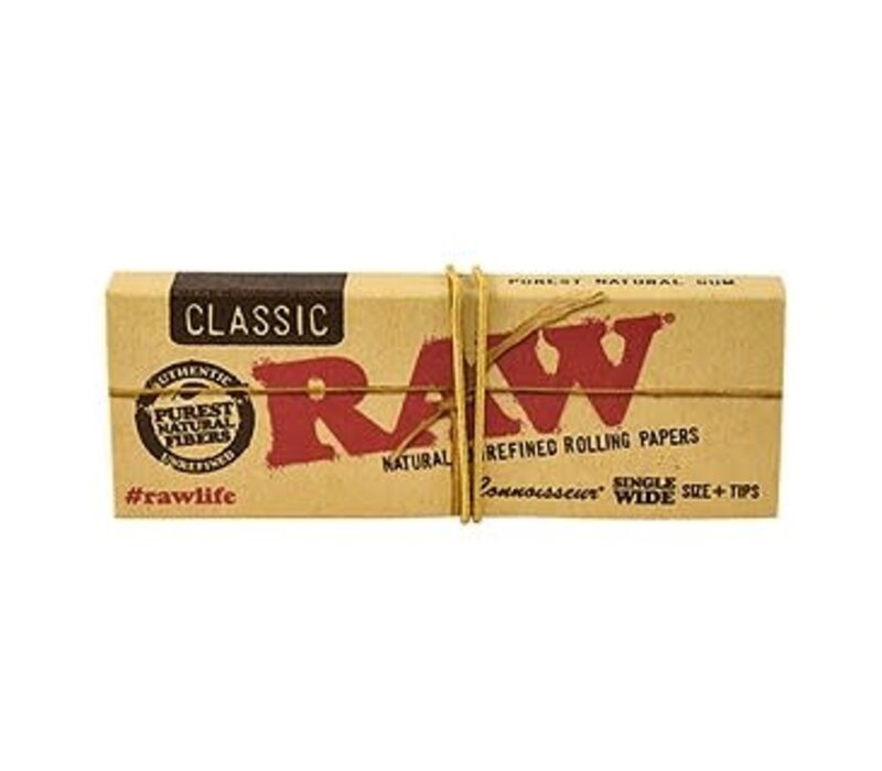 Raw Classic Natural Connoisseur SWSF 50/Pack