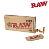 Raw Raw Tips - Pre-Rolled In Rolled Tin Single 100/Tin Raw Raw Tips - Pre-Rolled In Rolled Tin Single 100/Tin