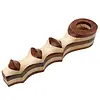Genuine Pipe Co. Two-Toned Teak Wood Pipe Genuine Pipe Co. Two-Toned Teak Wood Pipe