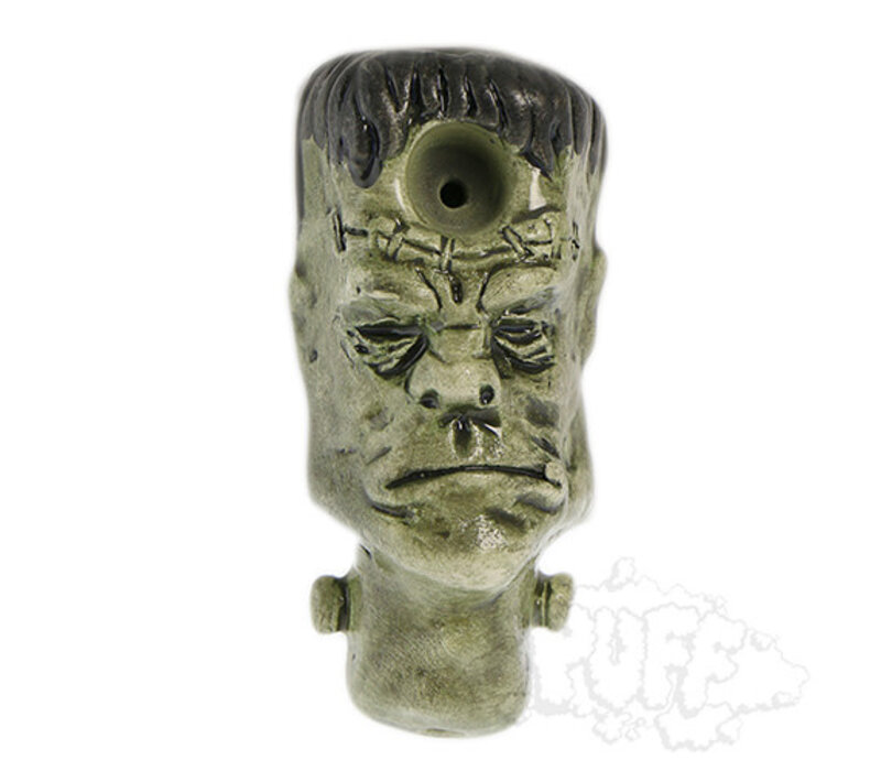 Buzz Ceramics Frankenstein Monster Pipe