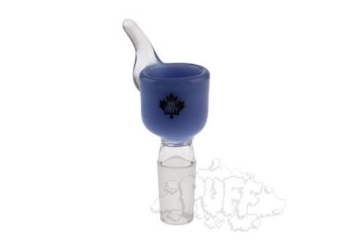 Hi Guy Hi Guy 14mm Colored bowl w/ Handle - Milky Blue
