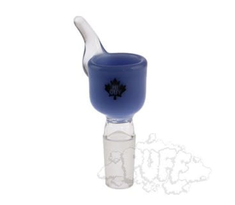 Hi Guy 14mm Colored bowl w/ Handle - Milky Blue