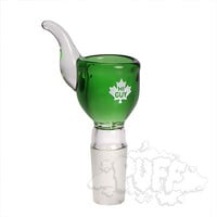 Hi Guy 14mm Bowl w/ Handle - Green