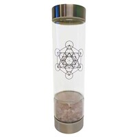 Zenature Glass Water Infuser Bottle 500ml