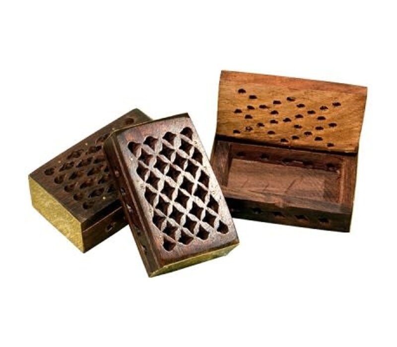 Wood Box - Fretwork Top