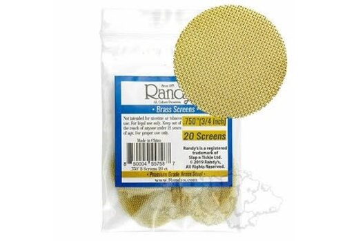 Randy’s Randy's Brass Screens 20 Pack