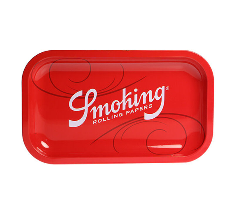 Smoking Red Rolling Tray