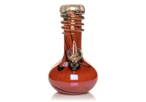 Reto Glass Platinum Metallic  W/Glow in the Dark Wrap 7" - Red