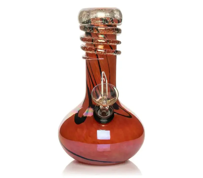 Reto Glass Platinum Metallic  W/Glow in the Dark Wrap 7" - Red