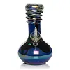 Reto Glass Platinum Metallic  W/Glow in the Dark Wrap 7" - Blue