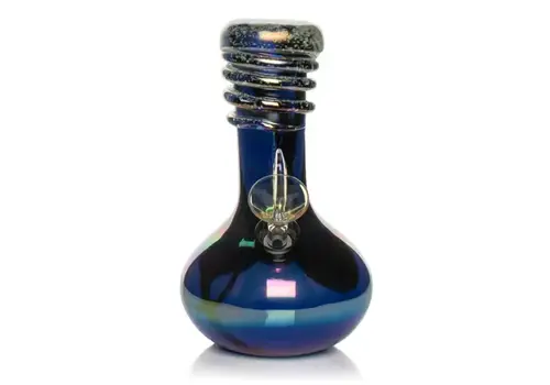 Reto Glass Platinum Metallic  W/Glow in the Dark Wrap 7" - Blue