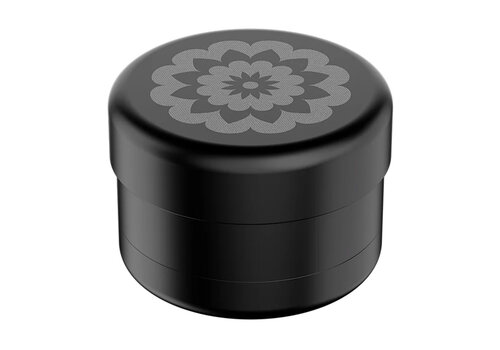 Flower Mill Flower Mill Grinder Next Gen Premium 3pc - 2.5" Black