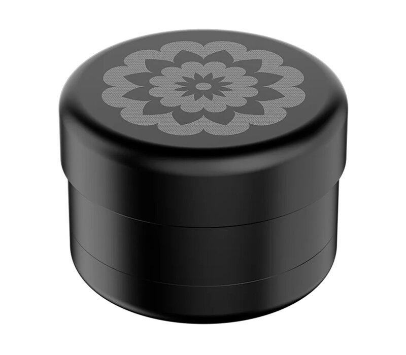 Flower Mill Grinder Next Gen Premium 3pc - 2.5" Black