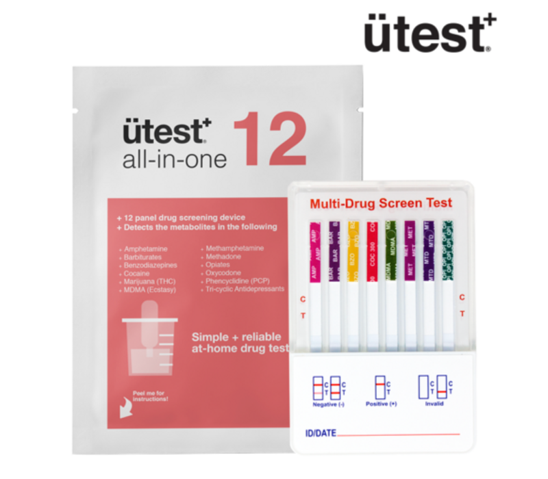 Utest 12 Panel Test Kit 50ng