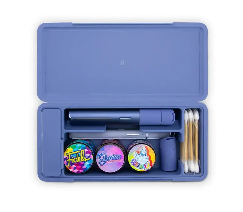 PuffCo Pivot Travel Case- Sapphire