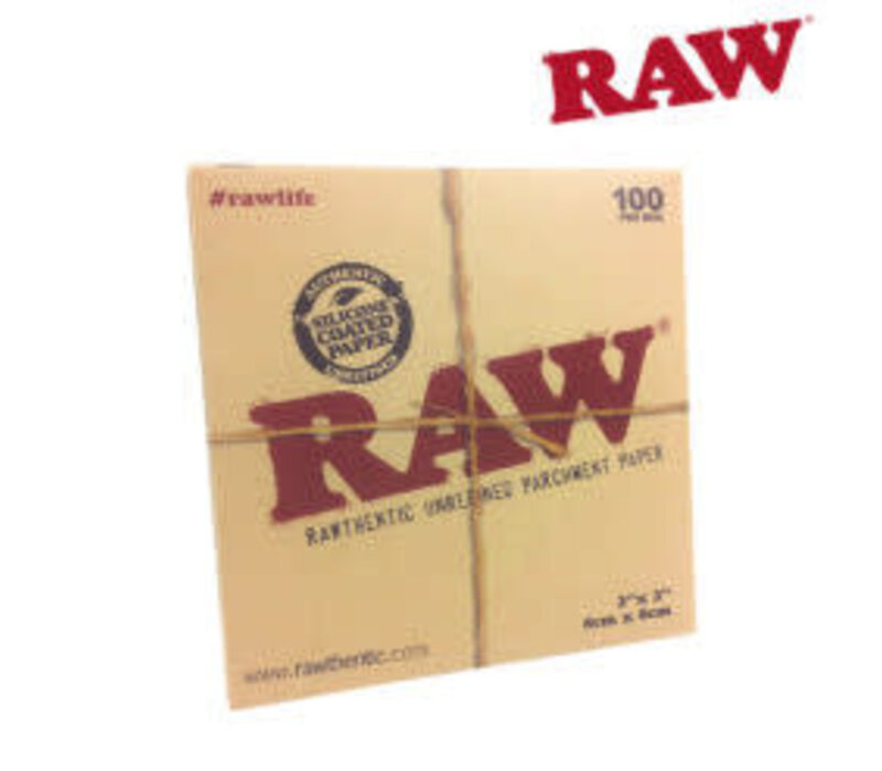 Raw Parchment 3"X3" Sheets 100/Pack