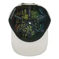 Grassroots Skeleton Peace Sign - Gray Snapback