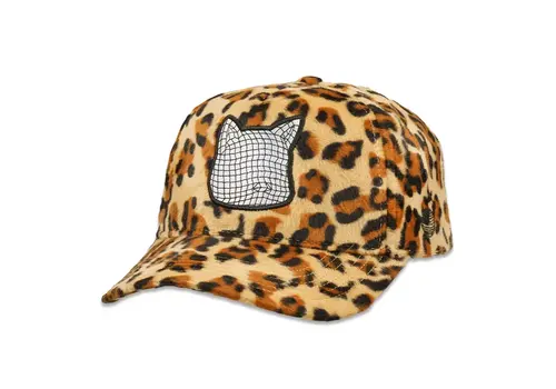 Grassroots Grassroots Disco Ball Cat Cheetah Brown Snapback S/M