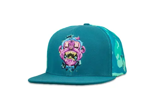 Grassroots Grassroots Tarbox - Zombie Ape Teal Snapback