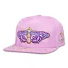 Grassroots Grassroots Mugwort Moon Moth Purple Dye Snapback L/XL