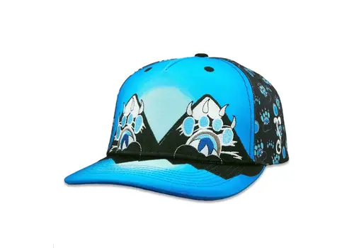 Grassroots Grassroots Paw Mountains Blue Snapback L/XL