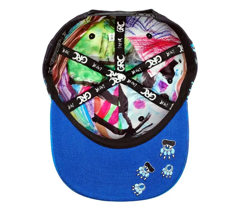Grassroots Paw Mountains Blue Snapback L/XL