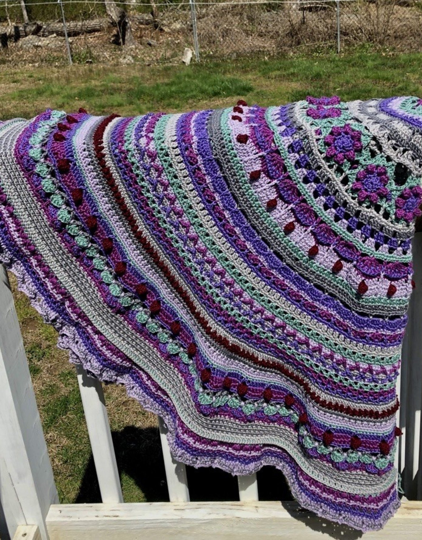 Susie Q Iris Throw