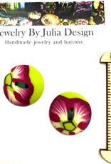 Jewelry by Julia Design Round Flower Button