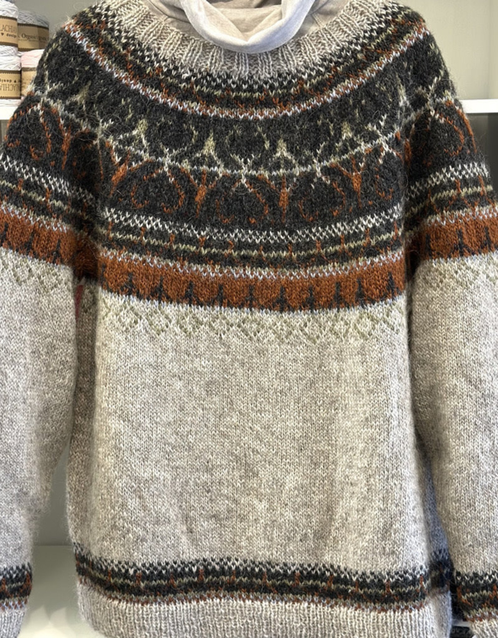 Alasuq Sweater - Grumpy Goat Fine Yarn