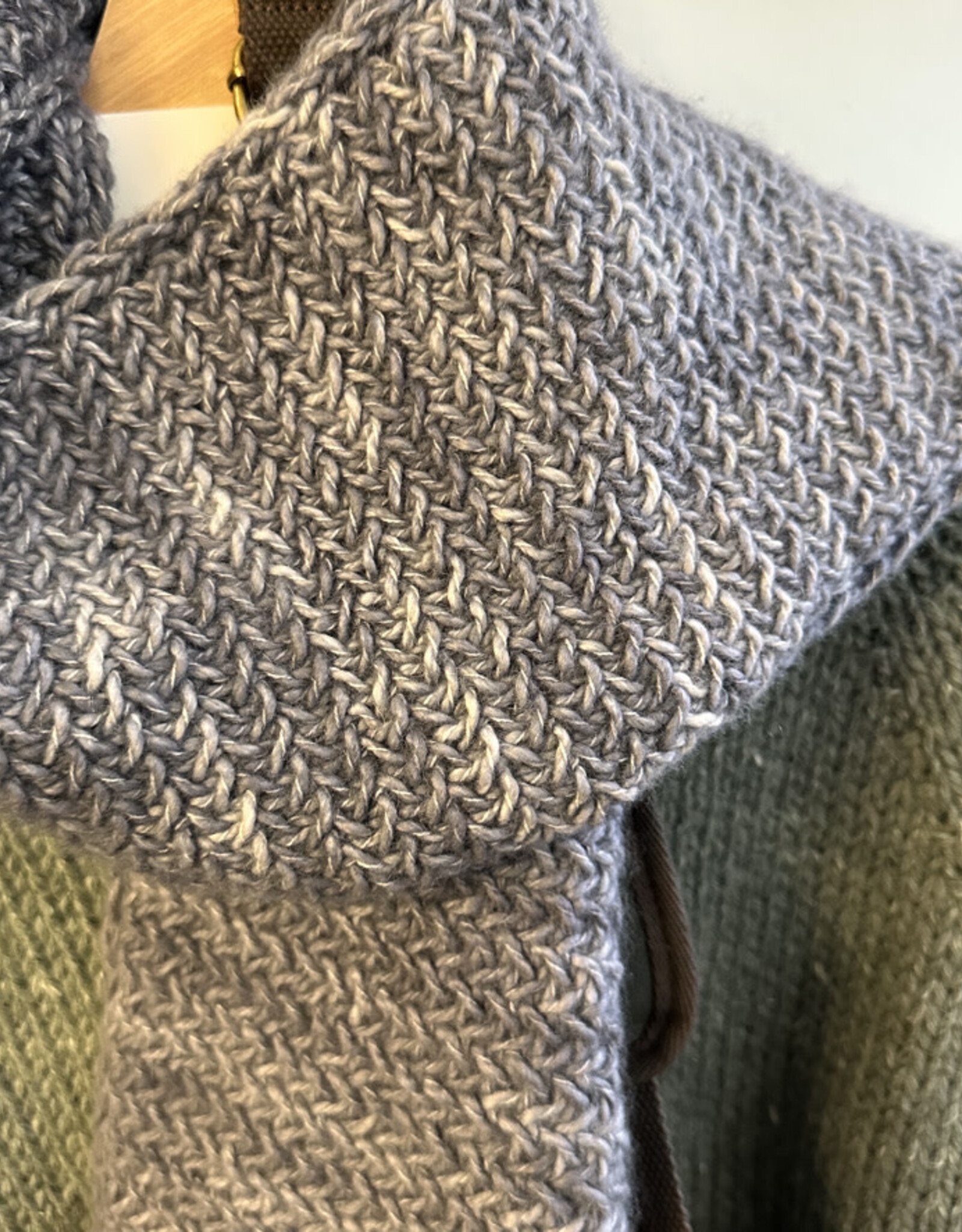 Mens Cashmere Herringbone Scarf