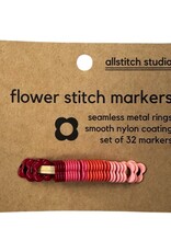 Allstitch Studio Stitch Markers Flower Rings