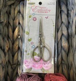 Sullivans Heirloom Embroidery Scissor - Pewter 4”