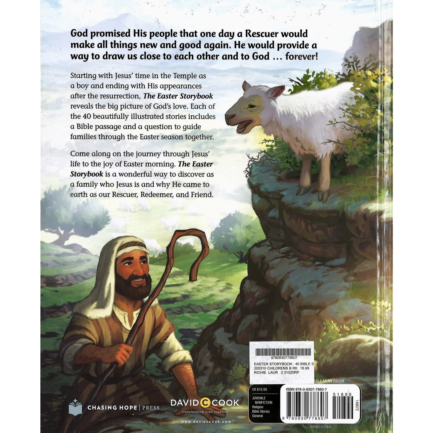 EASTER STORYBOOK : 40 BIBLE STORIES