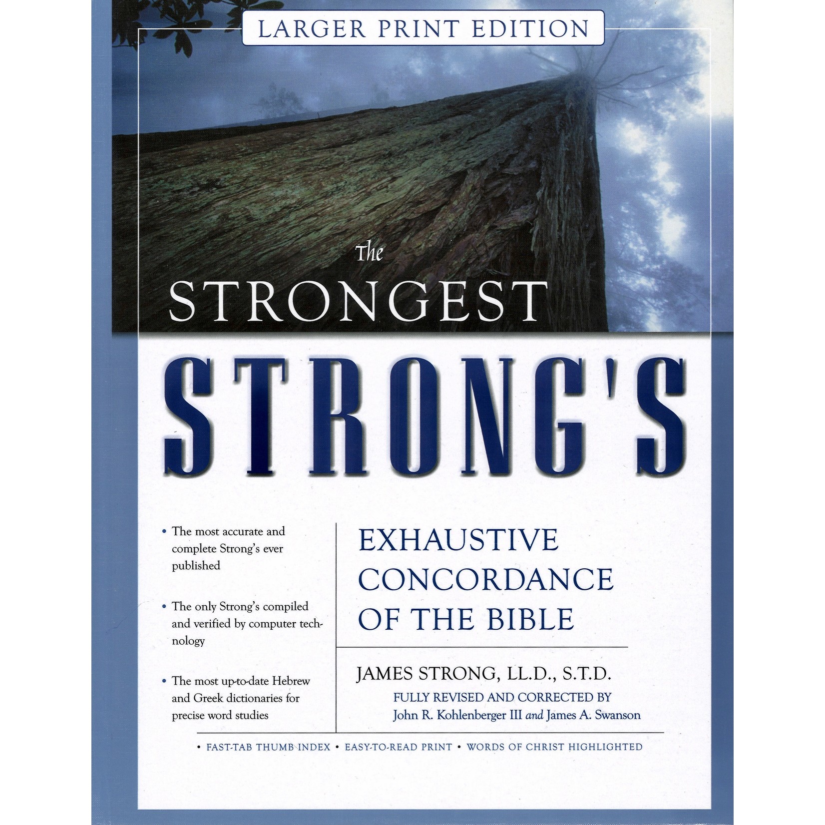 THE STRONGEST STRONG'S EXHAUSTIVE CONCORDANCE, LARGE PRINT