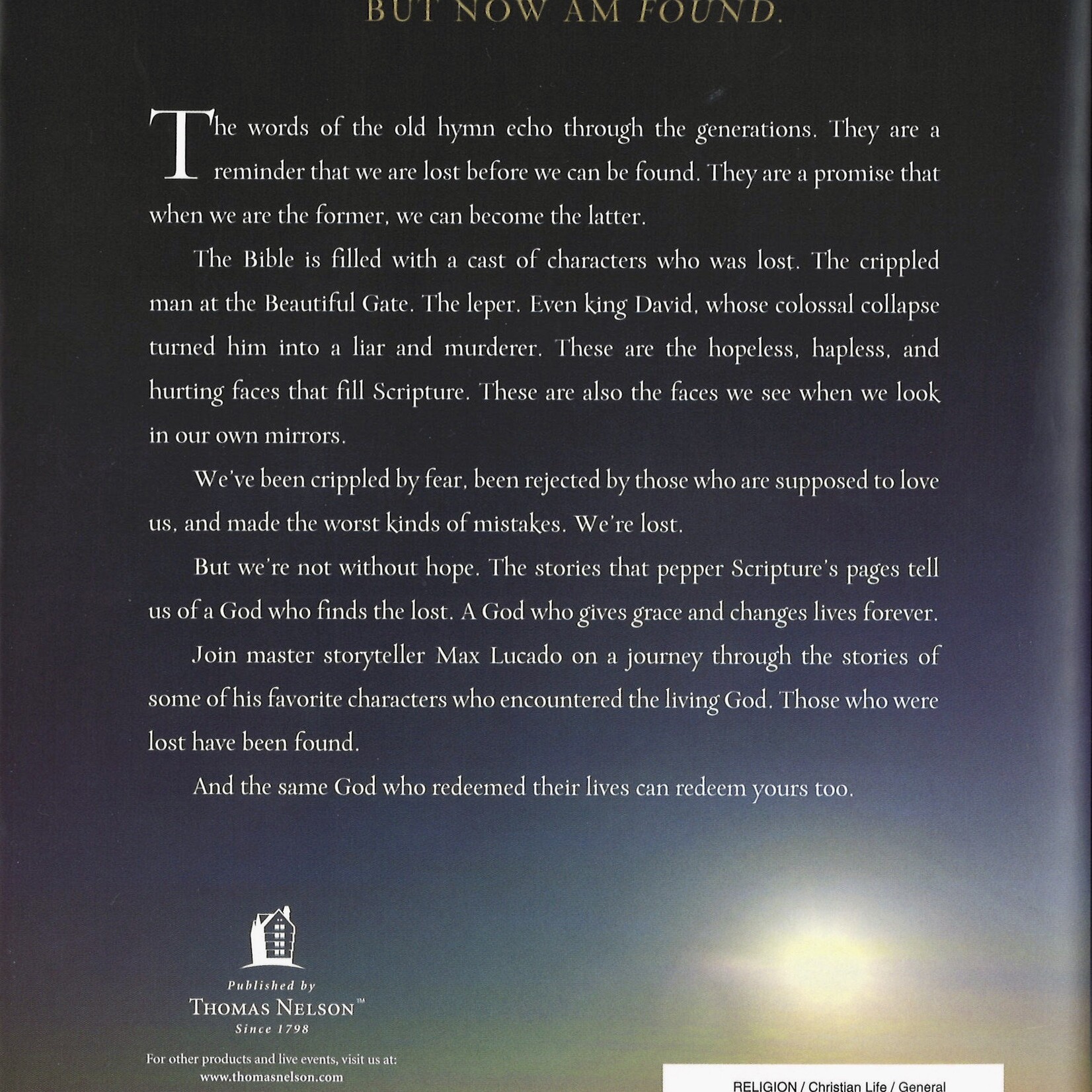 CAST OF CHARACTERS: LOST AND FOUND