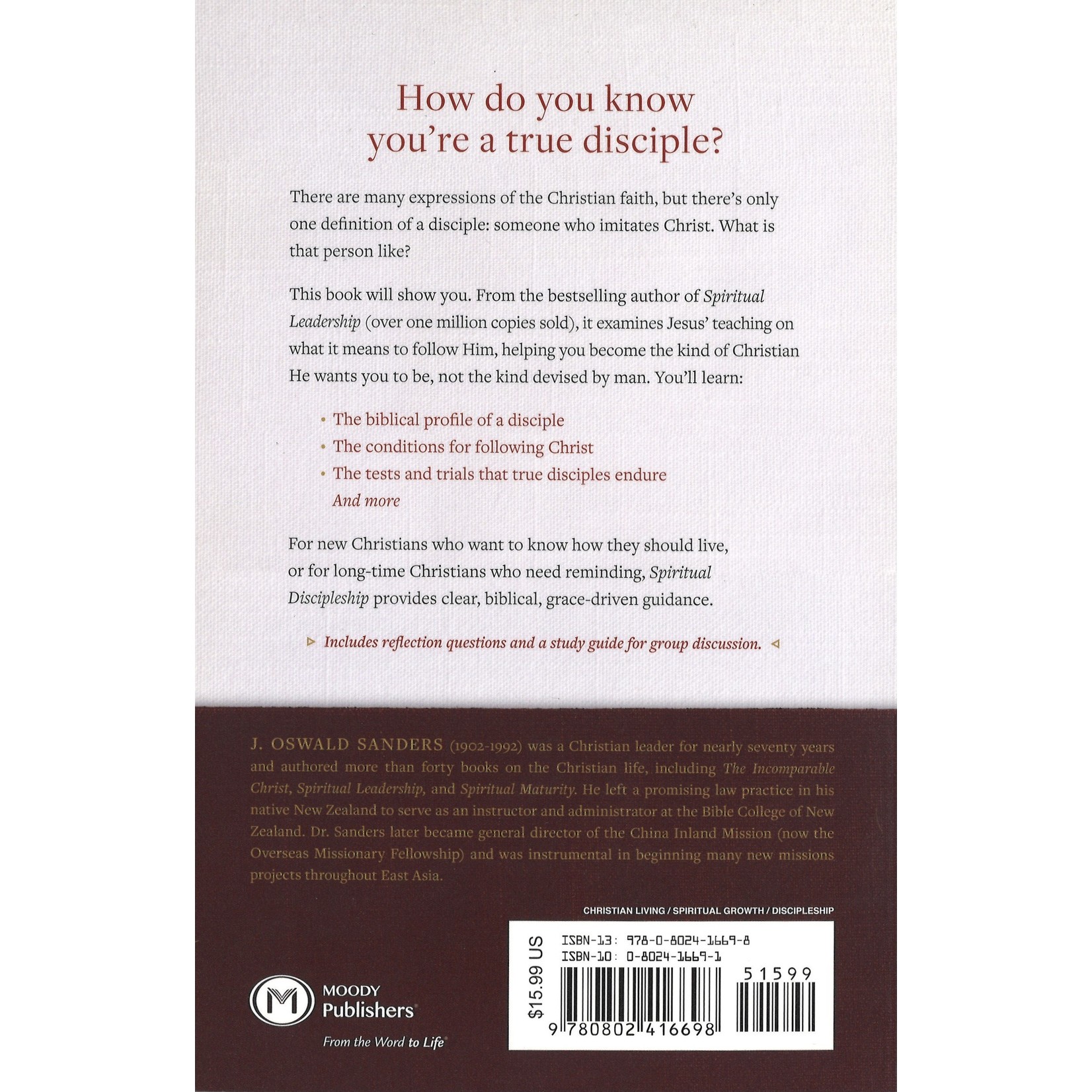 SPIRITUAL DISCIPLESHIP (REPACK)