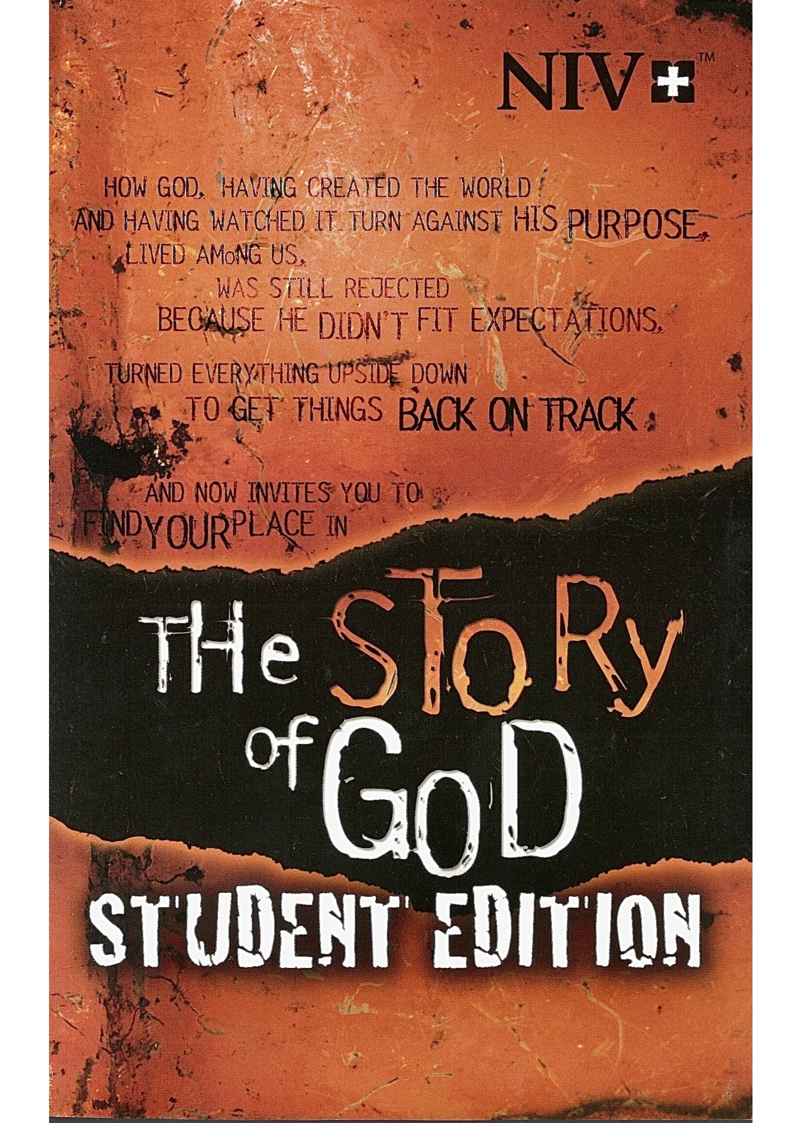 NIV STORY OF GOD BIBLE: STUDENT EDITION-SOFTCOVER