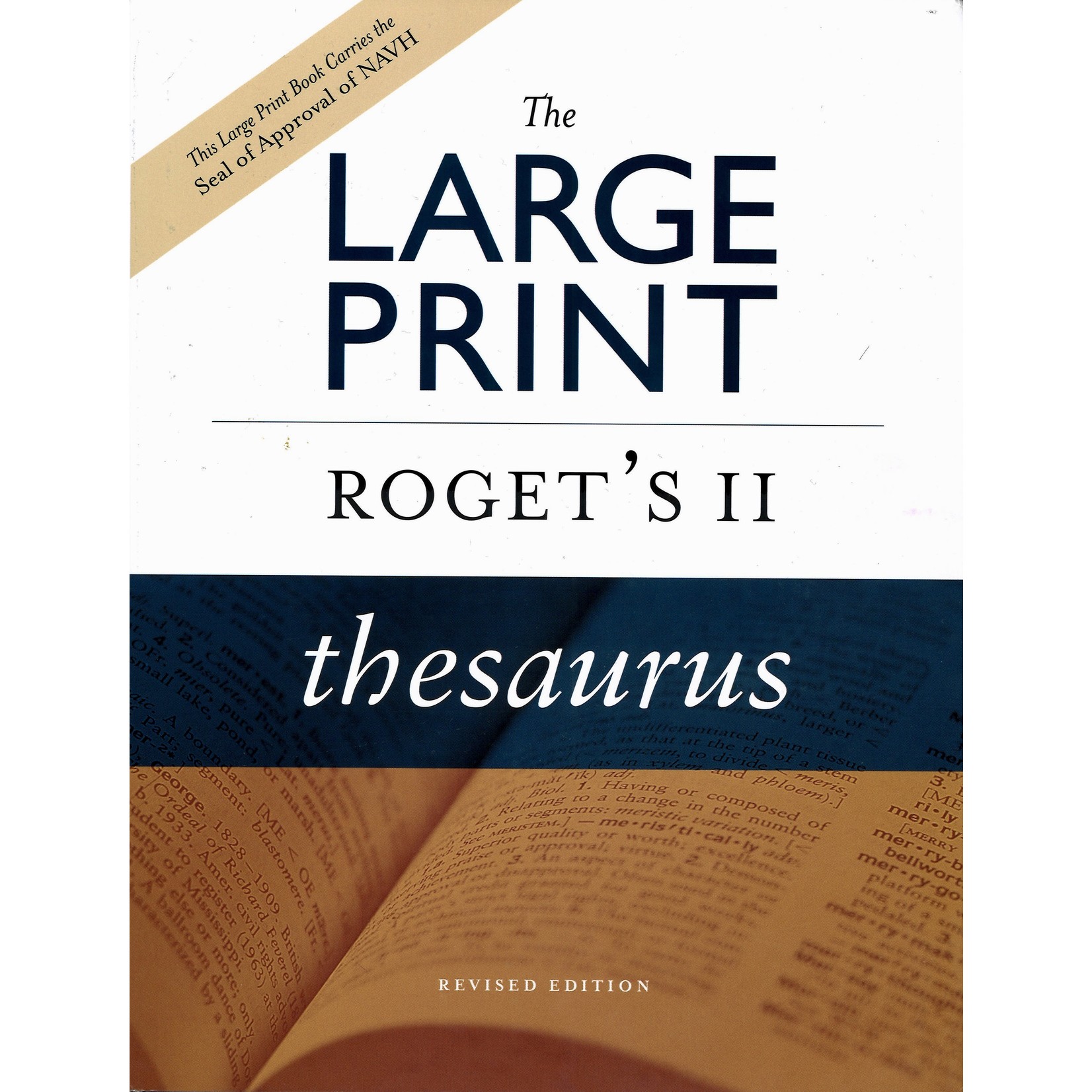 THE LARGE PRINT ROGET'S II THESAURU
