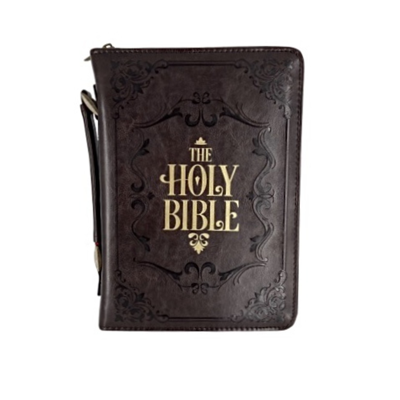 THE HOLY BIBLE - BIBLE COVER BROWN