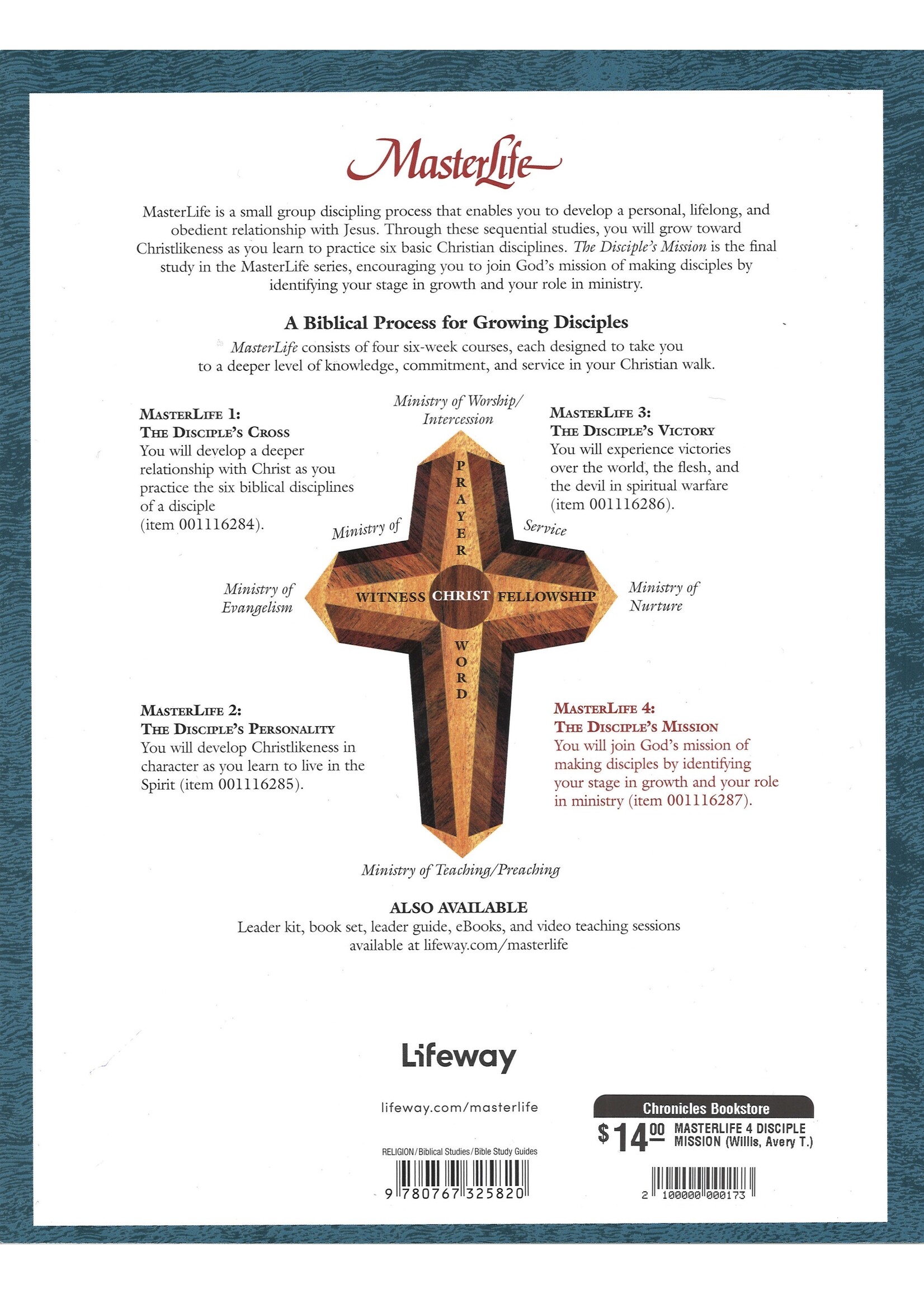 MASTERLIFE 4 DISCIPLE MISSION (Willis, Avery T.)
