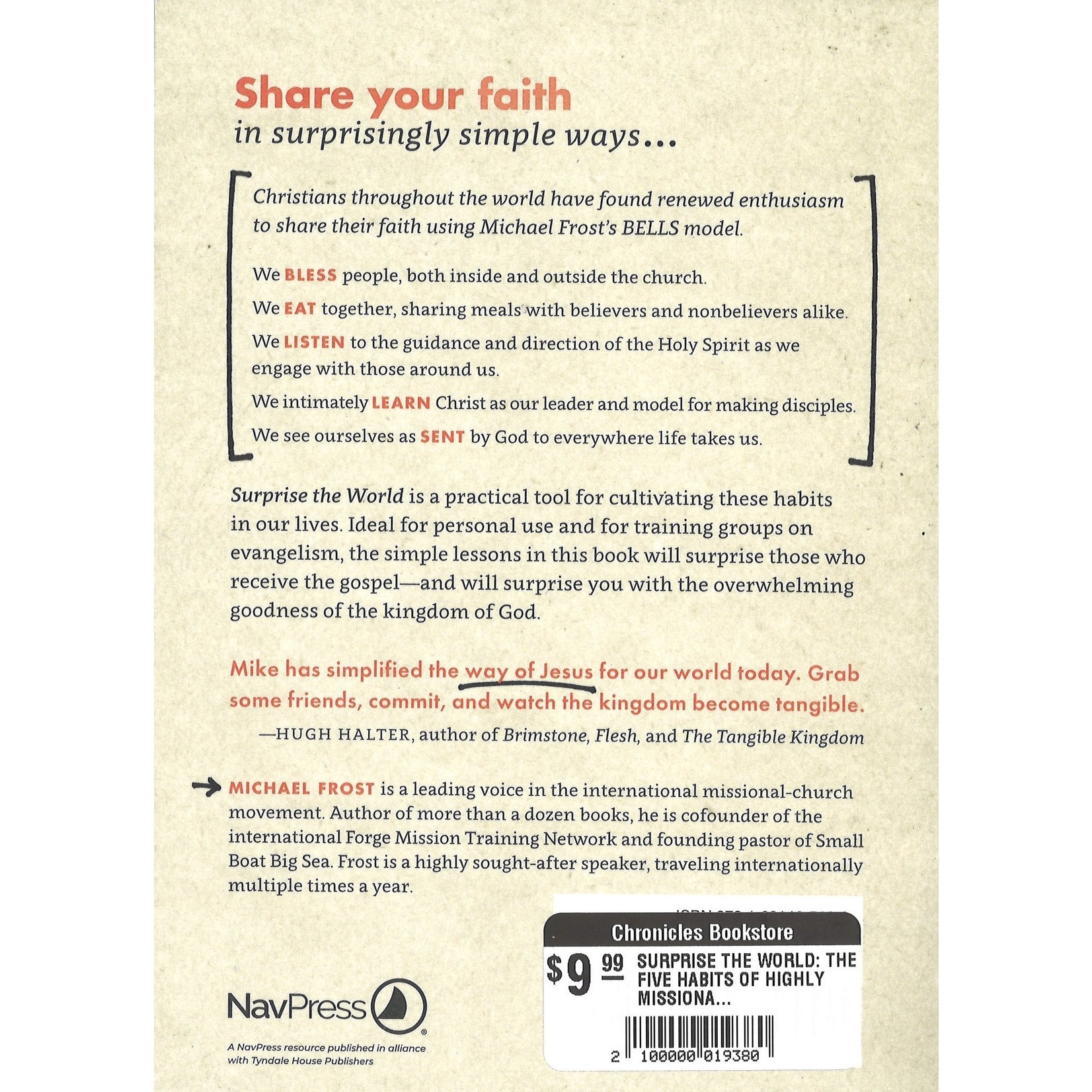SURPRISE THE WORLD: THE FIVE HABITS OF HIGHLY MISSIONAL PEOPLE