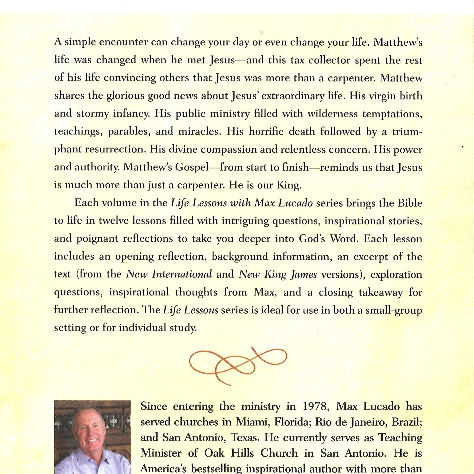 LIFE LESSONS FROM MATTHEW