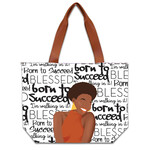 BORN TO SUCCEED CANVAS BAG