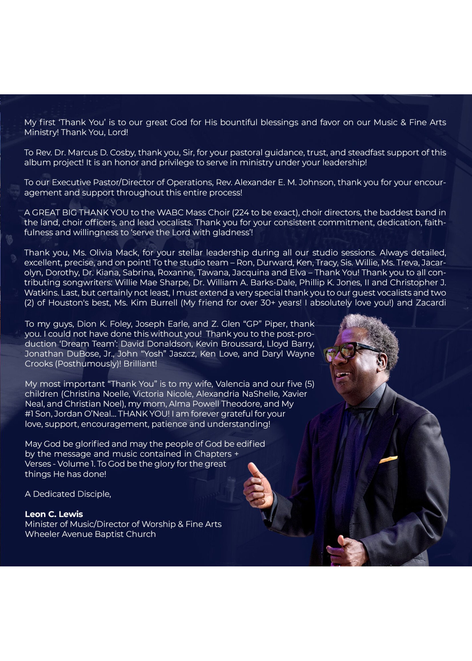 CHAPTERS + VERSES VOLUME 1 (CD)